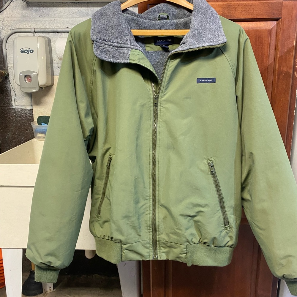 Lands End Vintage 90’s green Jacket